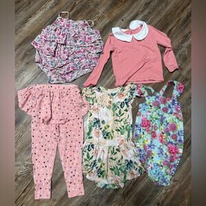 Posh peanut baby girl bundle 18-24,3t,2t